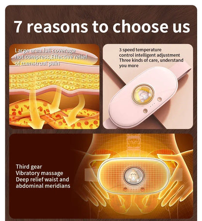 Menstrual Heating Belt for Period Pain Relief | Portable Heat Therapy Gift Set