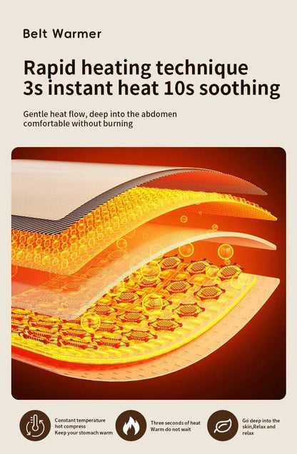 Menstrual Heating Belt for Period Pain Relief | Portable Heat Therapy Gift Set