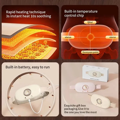 Menstrual Heating Belt for Period Pain Relief | Portable Heat Therapy Gift Set